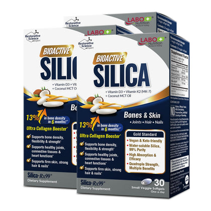 LABO Nutrition Silice Bioactive 3 Pack vue avant avec gélules