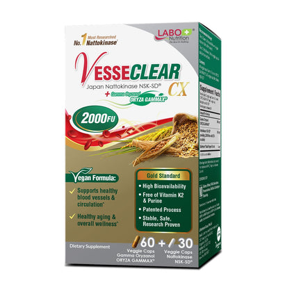 LABO Nutrition VesseCLEAR CX 90 capsules vue de face