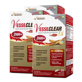 LABO Nutrition VesseCLEAR EX 3-Pack avec trois bouteilles