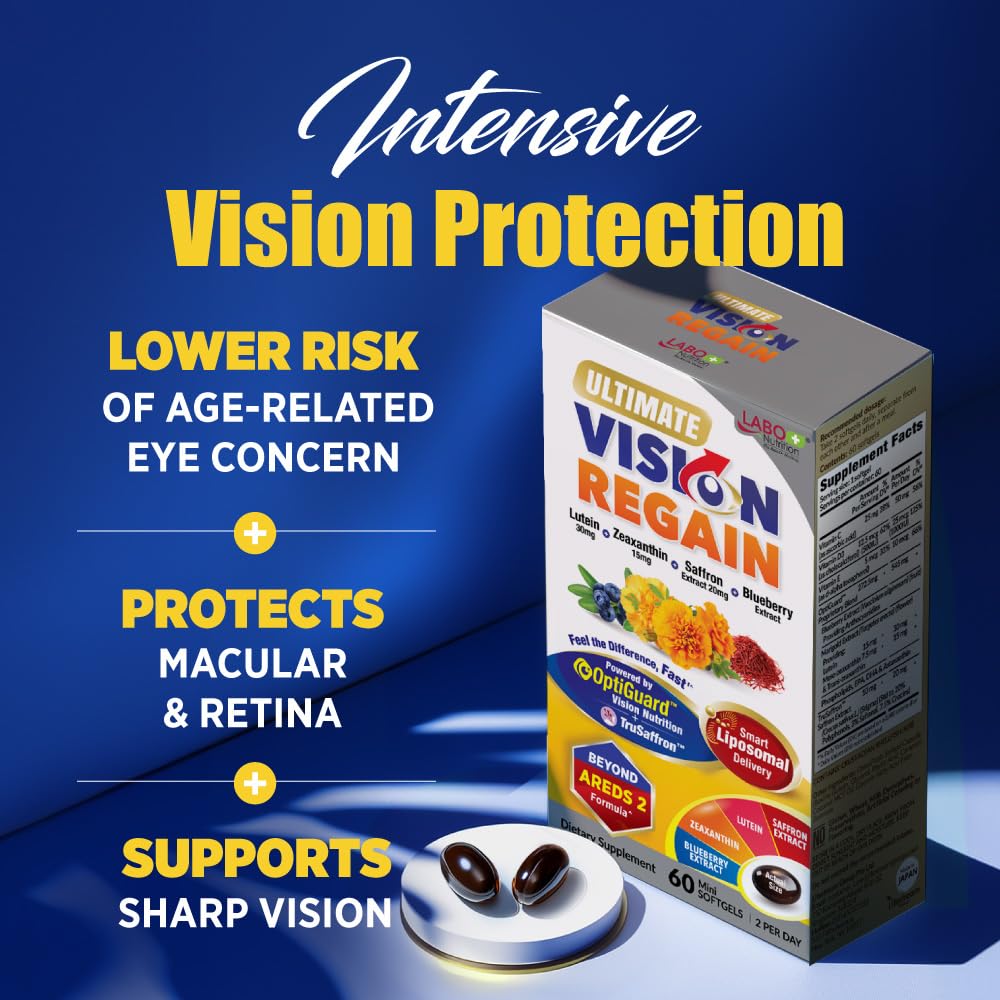 LABO Nutrition VisionREGAIN Lutein Zeaxanthin gélules dans la main