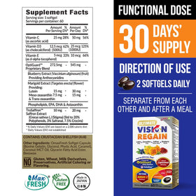 LABO Nutrition VisionREGAIN Lutein Zeaxanthin gélules molles