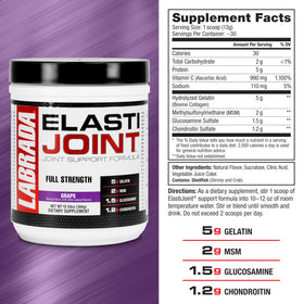Labrada Elastijoint, vue latérale de l'emballage