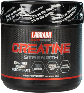 Labrada Pro Series Creatine Strength 500g vue de face