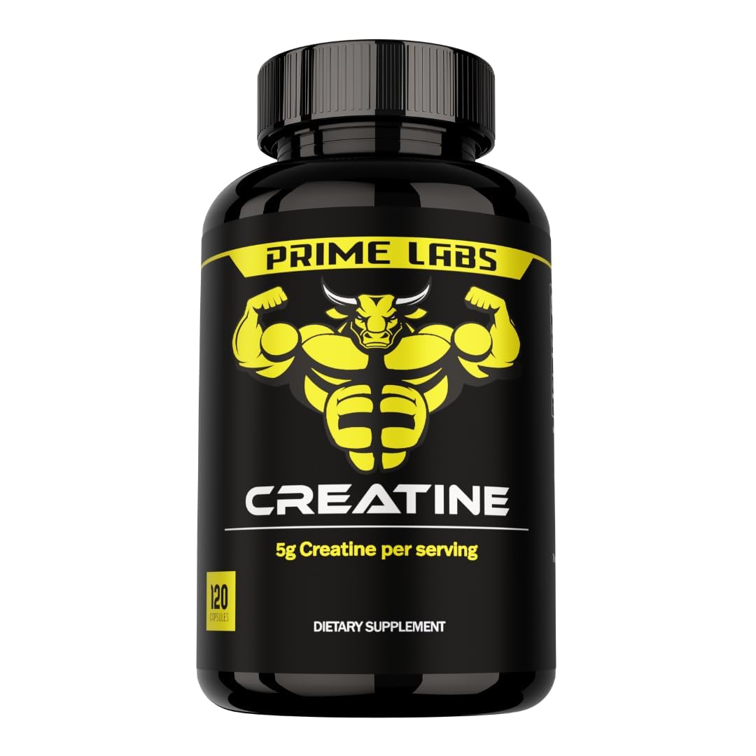 Labs Créatine Monohydrate Capsules 120 cap flacon vue avant