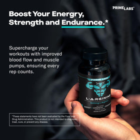 Labs L-Arginine 1500mg bottle with label