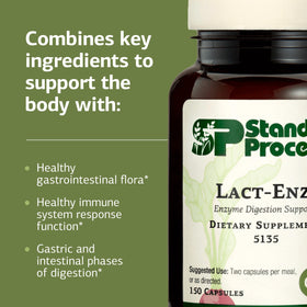 Lact-ENZ Standard Process avec capsules visibles
