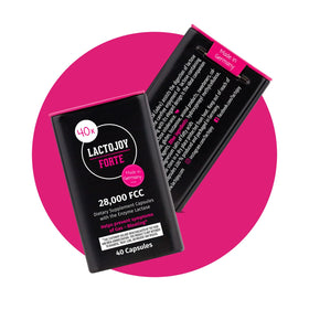 LactoJoy Forte capsules de lactase 28 000 FCC, présentation des capsules