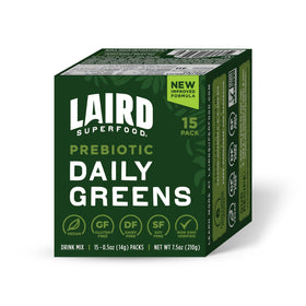 Laird Superfood Mélange de Poudres Vertes Prébiotiques sachets individuels