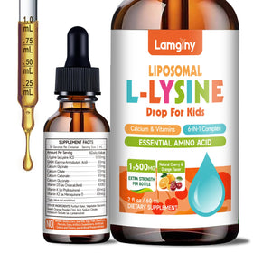 LAMGINY L-Lysine Liquide 1000mg flacon avant avec étiquette