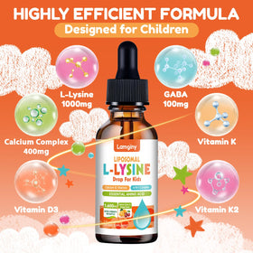 LAMGINY L-Lysine Liquide 1000mg flacon avec bouchon