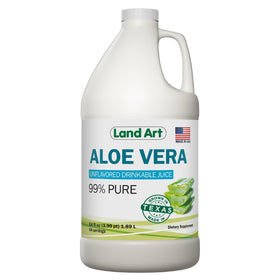 Land Art Jus d'Aloe Vera Pur 1,89 L vue de face