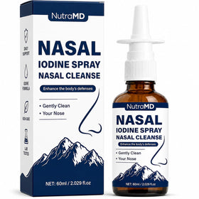 LANZF Spray Nasal à l'Iode et Acide Fulvique 60ml vue de face