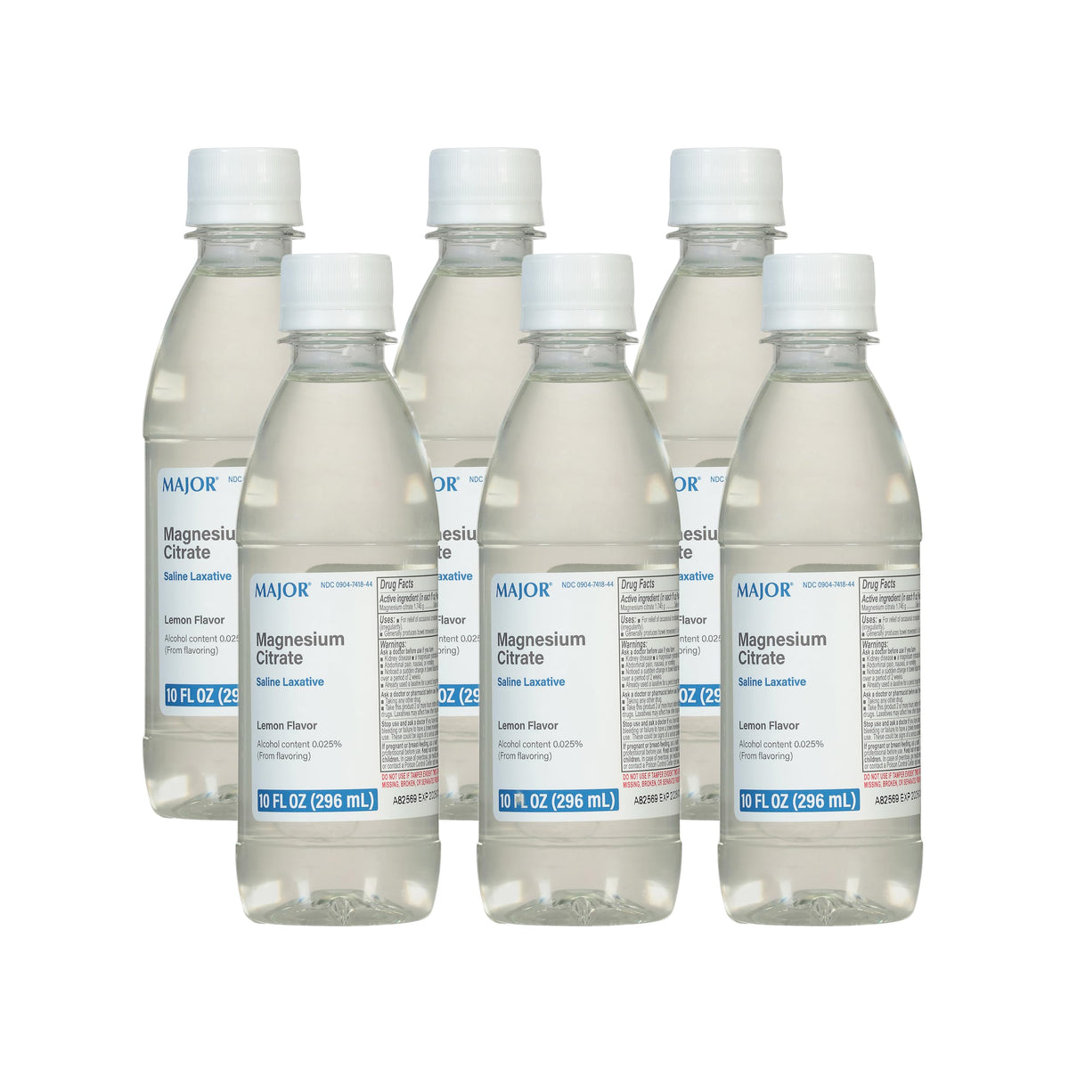 Laxatif Salin Citrate de Magnésium MAJOR 10 oz - vue avant