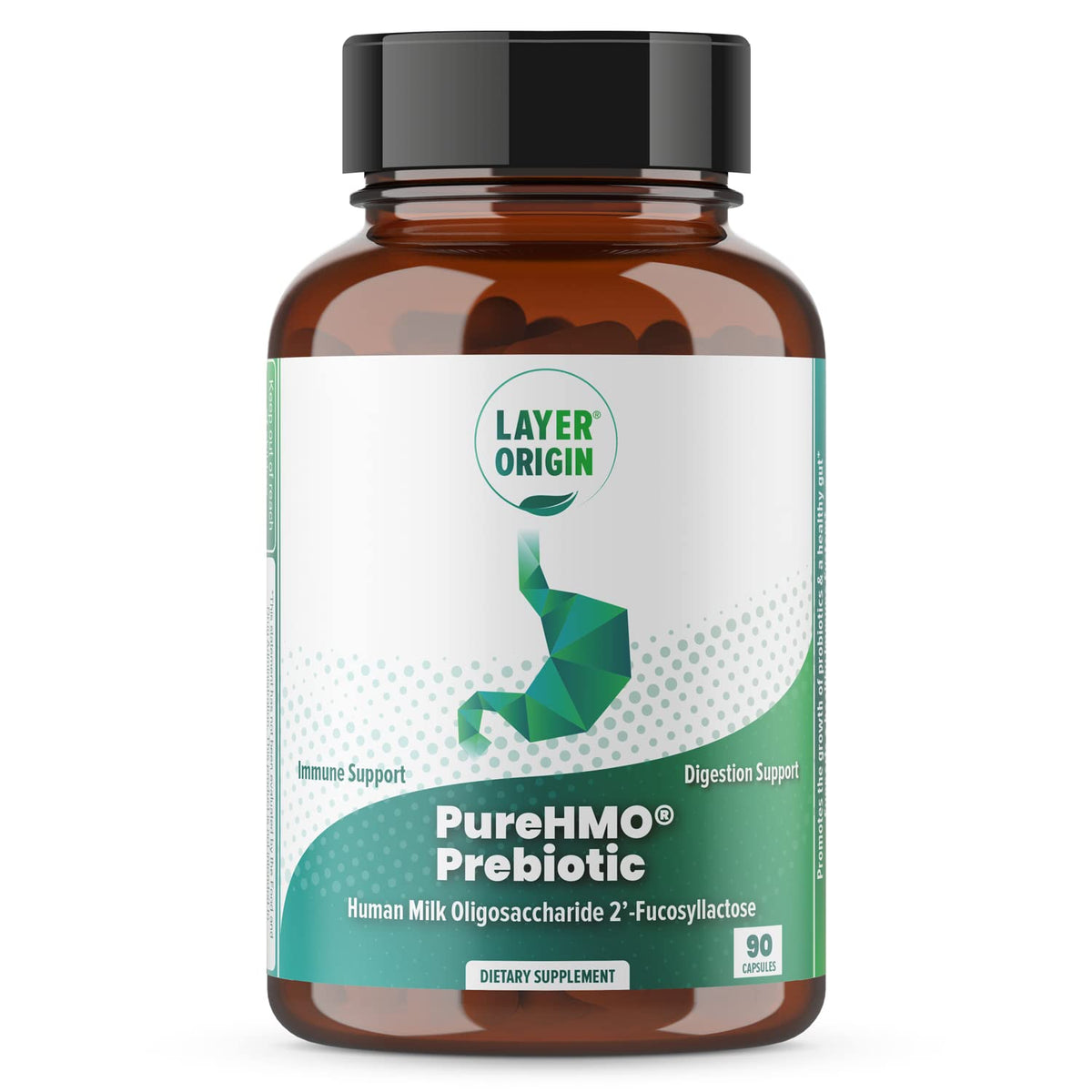 Layer Origin PureHMO Oligosaccharides 180 Milliards Probiotiques - vue avant