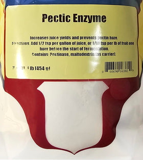 LD Carlson Enzyme Pectique 1 lb - détails de l'étiquette