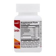 Leader Multivitamines Quotidiennes 100 comprimés en vue de dessus