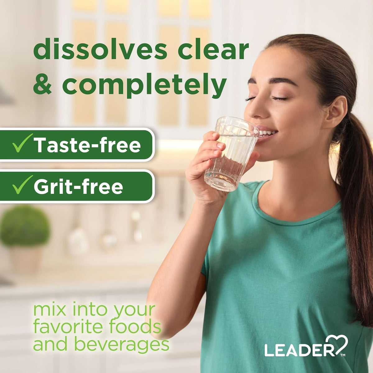 Leader Poudre de Fibres Prébiotiques - Présentation des 4 contenants ensemble