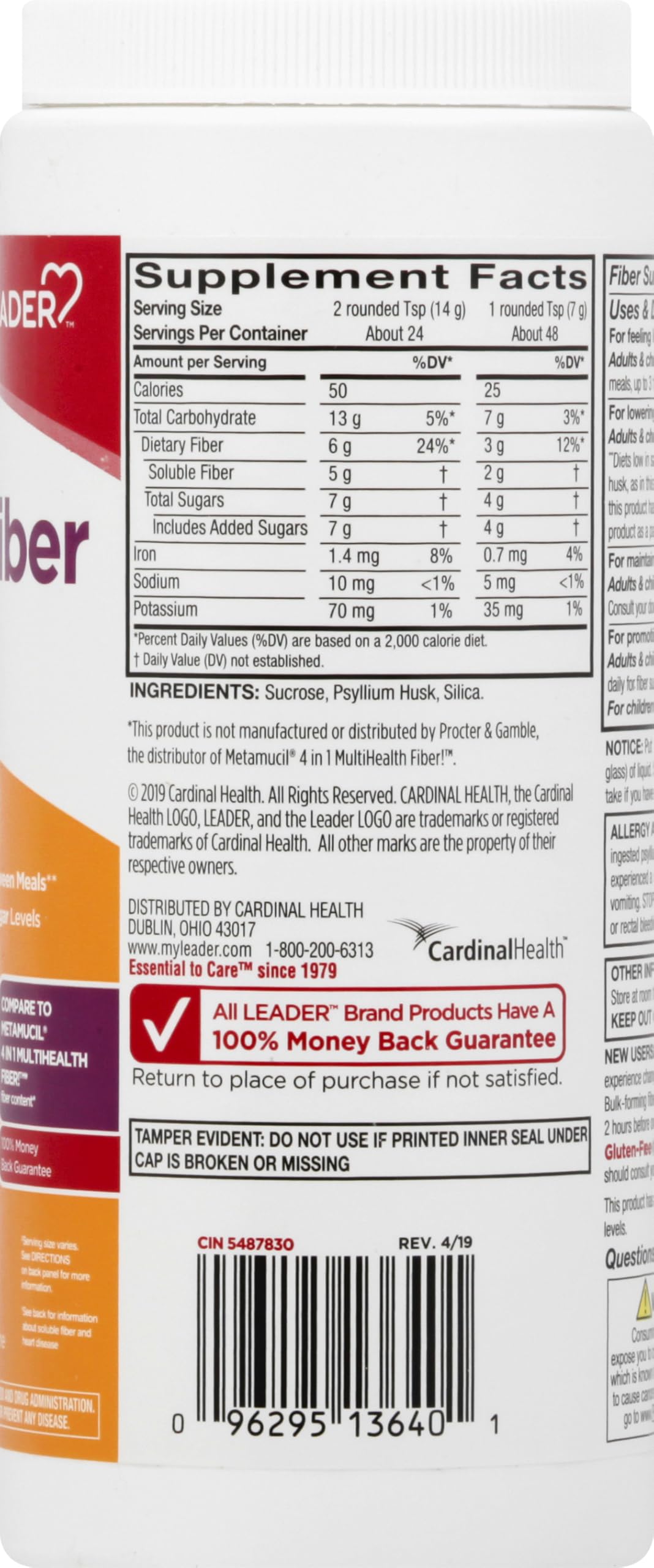 Leader Psyllium 415g - utilisation dans un smoothie