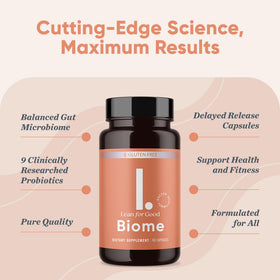 LEANFORGOOD Biome capsules dans leur emballage