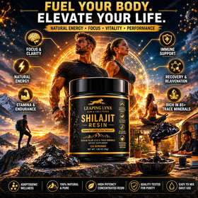 Leaping Lynx Résine de Shilajit avec cuillère