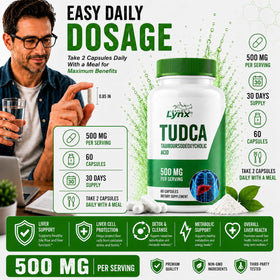 Leaping Lynx TUDCA 500mg supplement facts