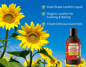 Lécithine de tournesol en cours d'utilisation pour la pâtisserie