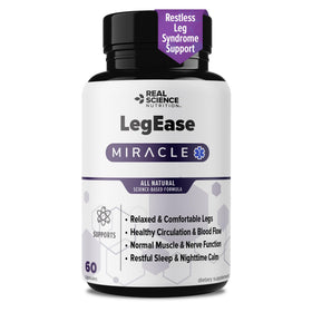 LegEase Miracle de Real Science Nutrition, 60 capsules, face avant