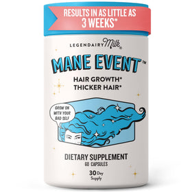 Legendairy Milk Mane Event 60 capsules vue de face avec emballage