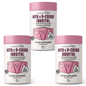 Legendairy Milk Myo Inositol comprimés à mastiquer cerise, avant