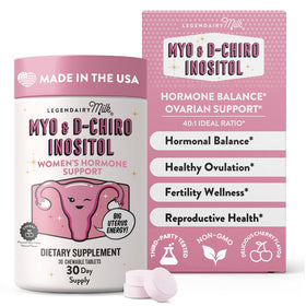 Legendairy Milk Myo Inositol D-Chiro Inositol 30 comprimés cerise vue de face