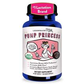 Legendairy Milk Pump Princess complément alimentaire 60 capsules vue avant