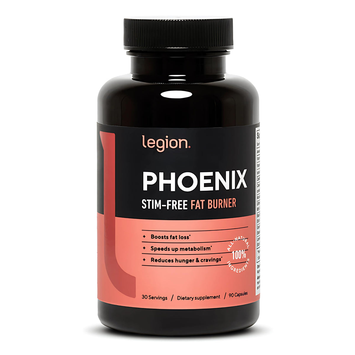 LEGION Phoenix Brûleurs de Graisse 90 Capsules vue de face
