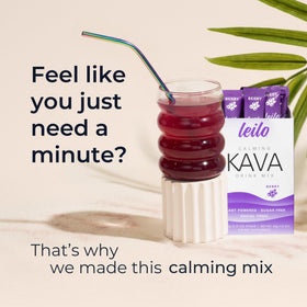 LEILO Mélange de Boisson Kava Berry stick pack arrière