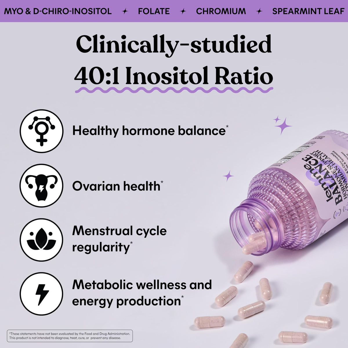 Lemme Capsules de Soutien pour Femmes, vue de côté