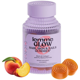 Lemme Glow Collagen Gummies packaging front view