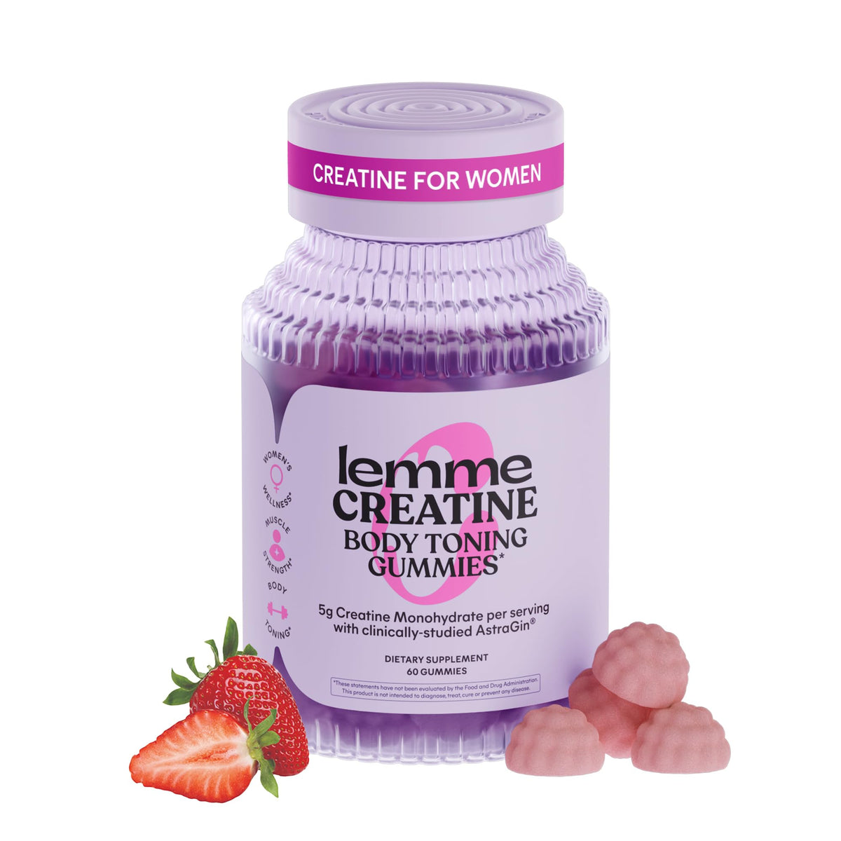 Lemme Gummies de Créatine Monohydrate packaging vue de face