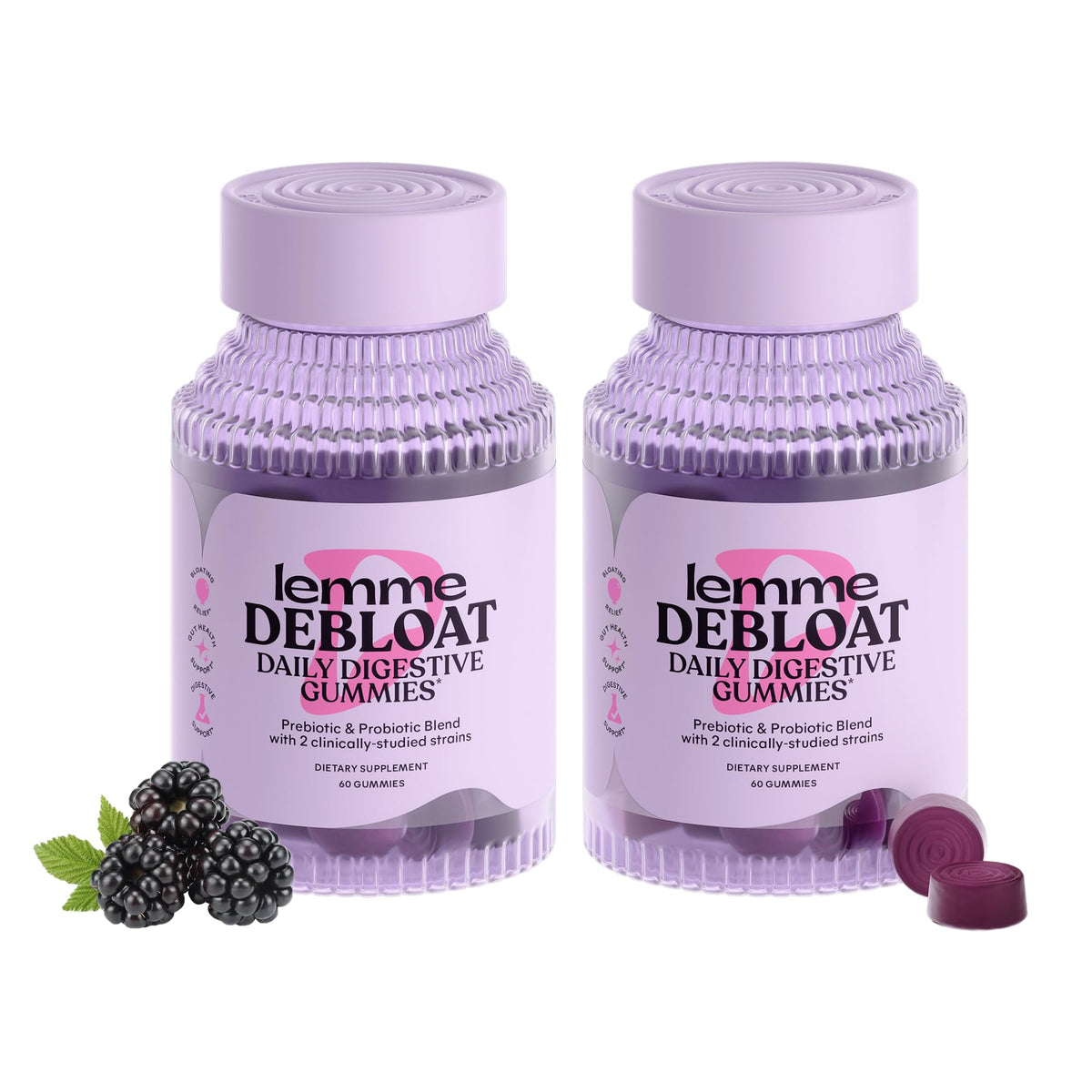 Lemme Gummies de Santé daily Pack de 2, vue avant
