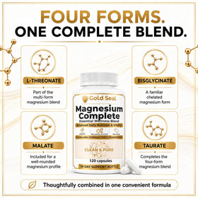 Lence Complément Magnésium Complet 120 capsules sur fond neutre