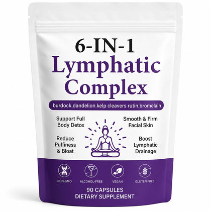 Lence Complexe Lymphatique 6-en-1 Capsules sachet avant