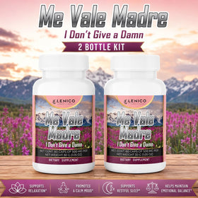 Lenico Me Vale Madre deux bouteilles de 60 capsules chacune