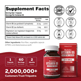 Les capsules B6 BioActive sur un fond neutre
