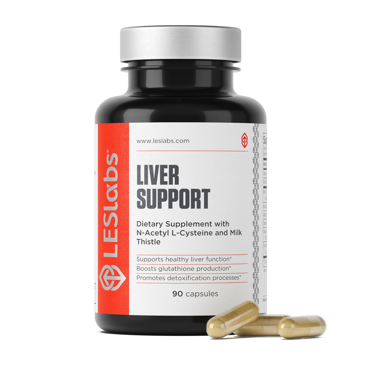 LES Labs Complément Alimentaire Soutien Hépatique 90 Capsules vue avant