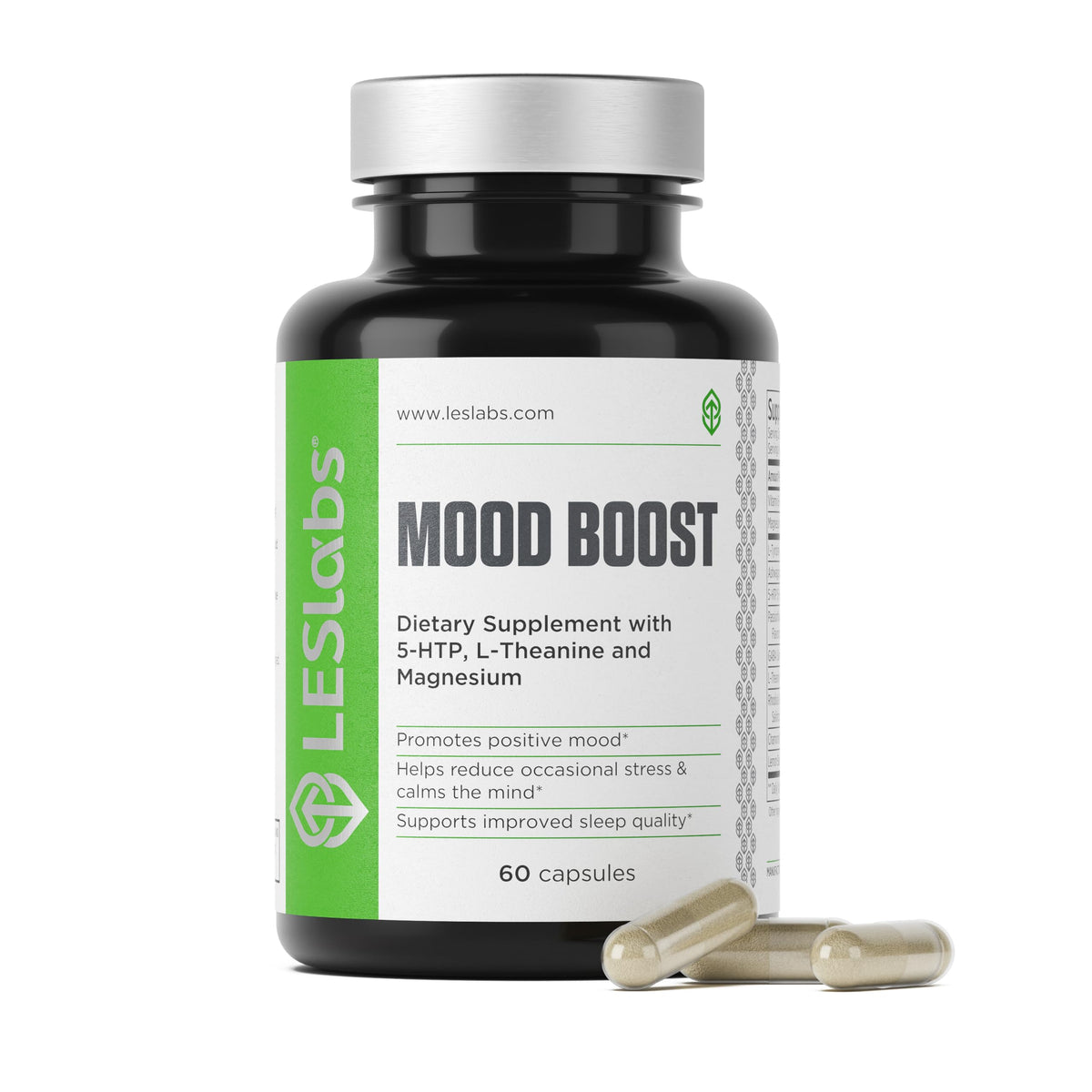 LES Labs Complément Mood & Stress 60 capsules vue avant