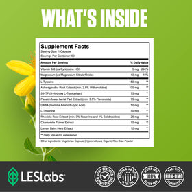 LES Labs Complément Mood & Stress capsules ouvertes