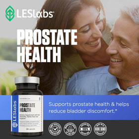 LES Labs Santé Prostatique 60 Capsules avec une capsule visible à côté