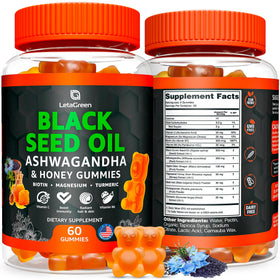 LetaGreen Gélules d'Huile de Graines Noires 500mg vue avant