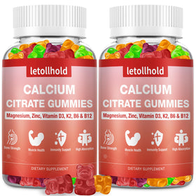 letollhold Gummies Calcium Citrate 1200 mg vue de face