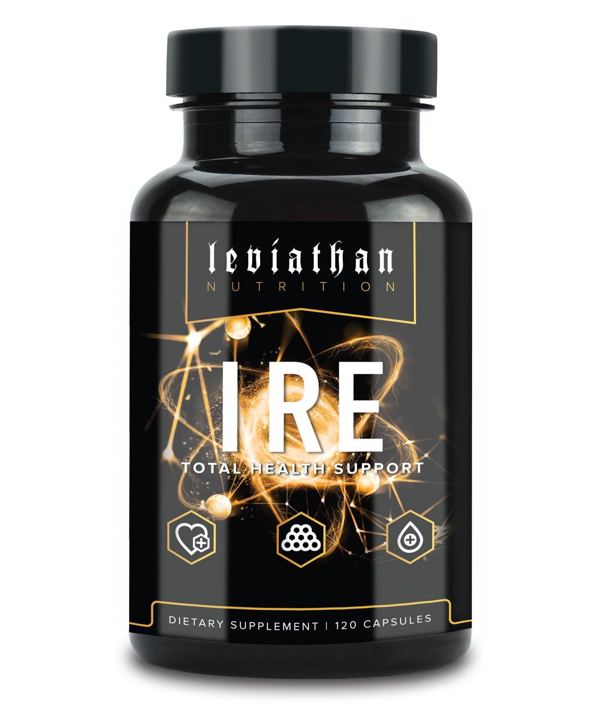 Leviathan Nutrition IRE Complément Alimentaire 91g flacon avant