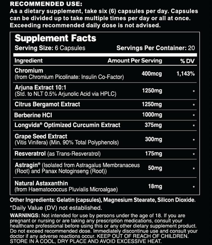 Leviathan Nutrition IRE gélules montrant l'étiquette