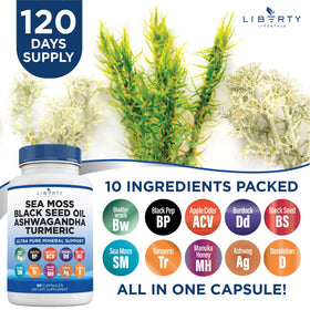 Liberty Lifestyle Complément Alimentaire 10 en 1 gélules avec ingrédients naturels